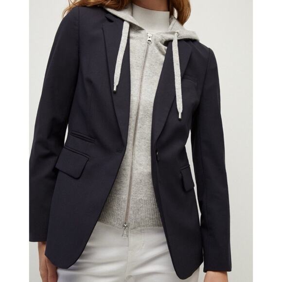 Woman’s Veronica Beard Classic Dickey Jacket Navy Size 4 - Picture 1 of 12